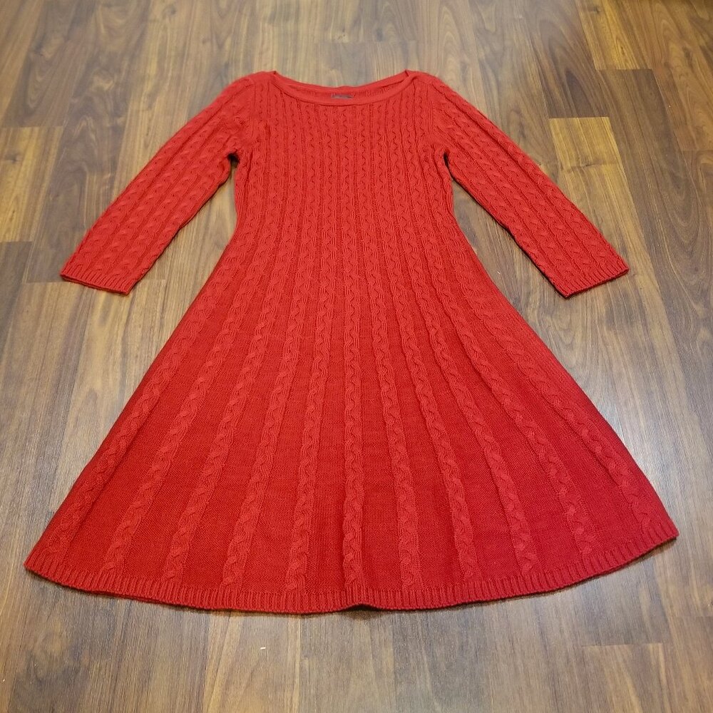 Ladies' Jessica Howard 3/4 Sleeve Sweater Dress, Size S, EUC - Picture 5 of 13